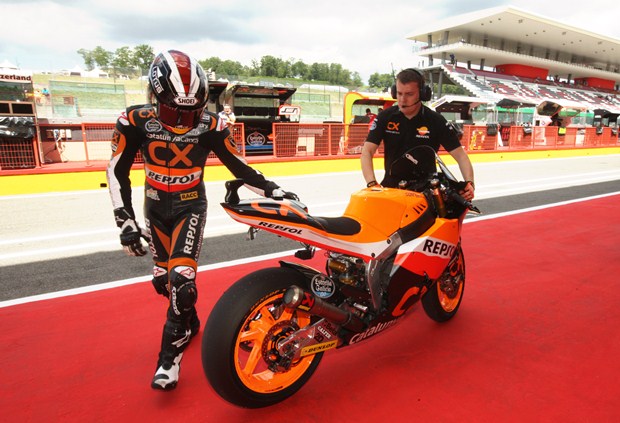 Marc Márquez prepares for testing Portimao circuit