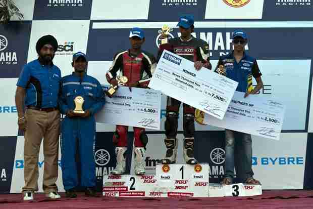 Yamaha India R15 Championship 2012 results