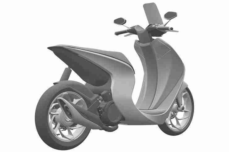 Honda Retro Scooter Patent Images