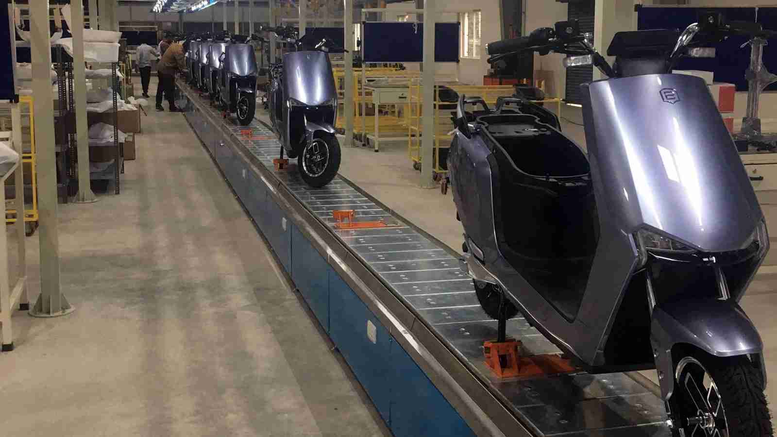 BGauss Factory assembly line
