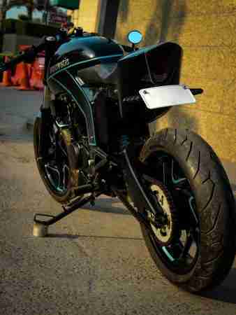 Custom modified Pulsar 220F by Renovatio Motor Works