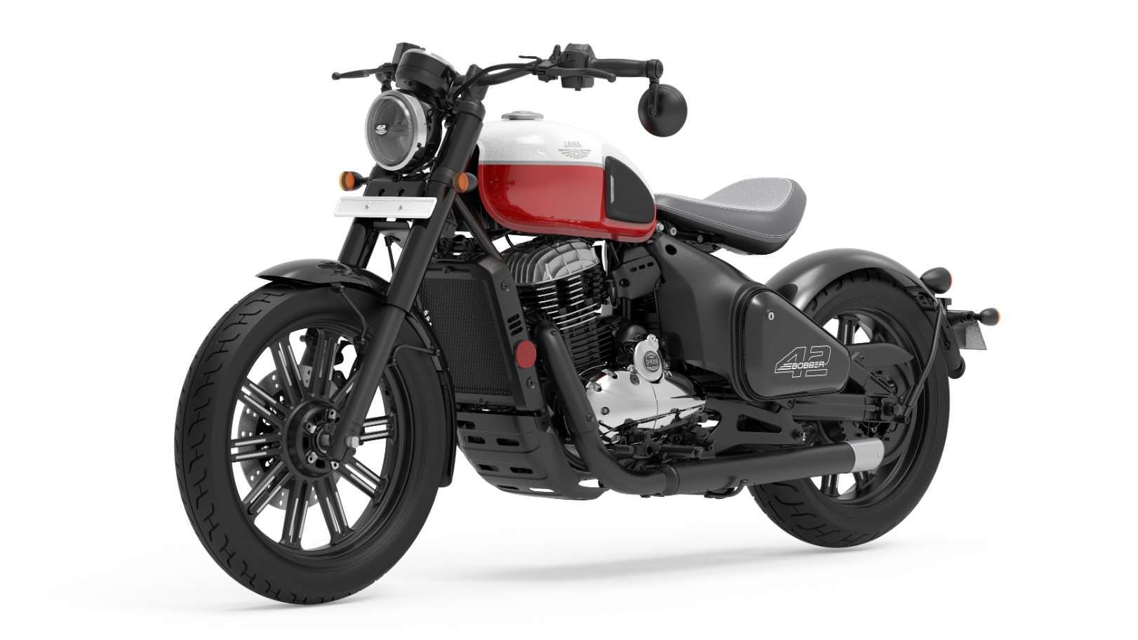 2024 Jawa 42 Bobber Jasper Red Dual Tone