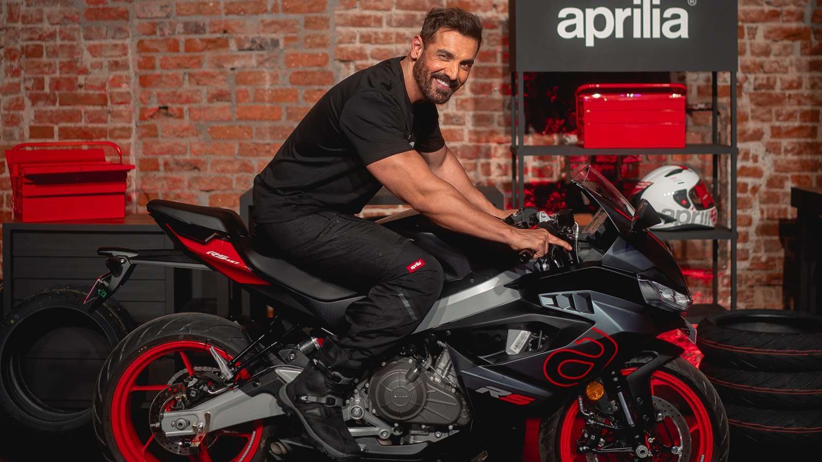 John Abraham Aprilia India brand ambassador