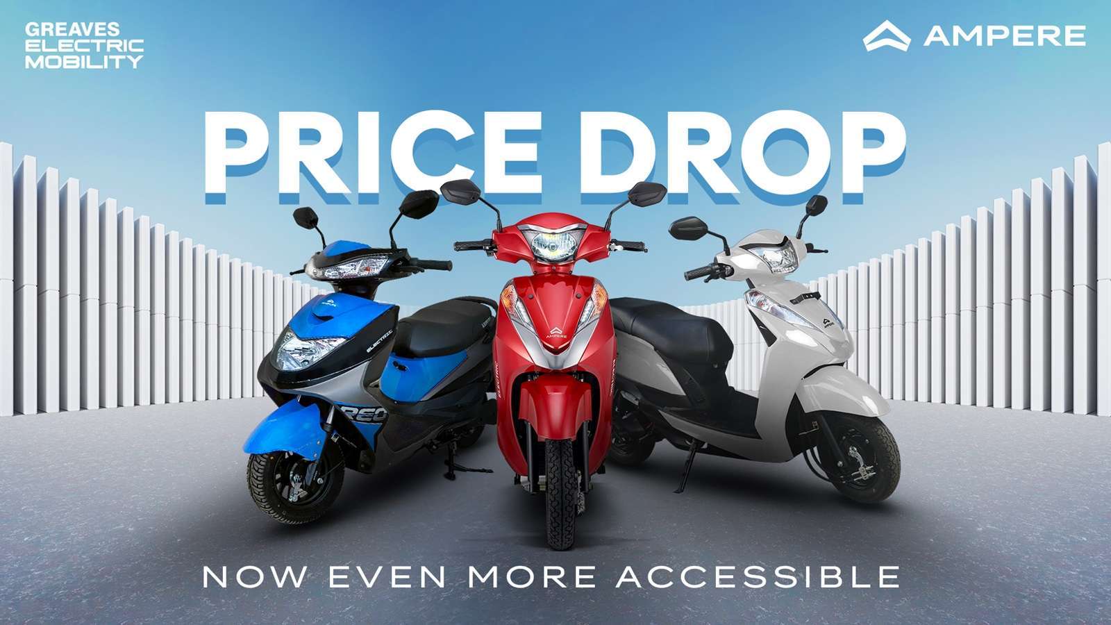 Ampere Electric Scooter Price cut, Makes Electric Scooters More Accessible and Budget-Friendly