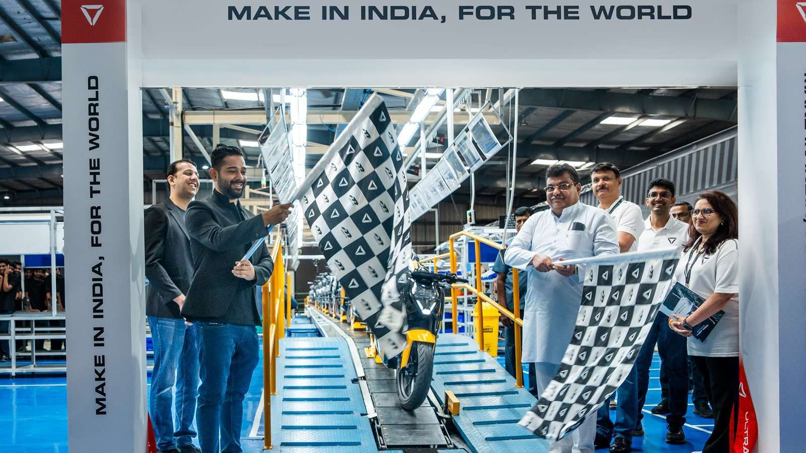 Shri M.B. Patil at Ultraviolette Automotive