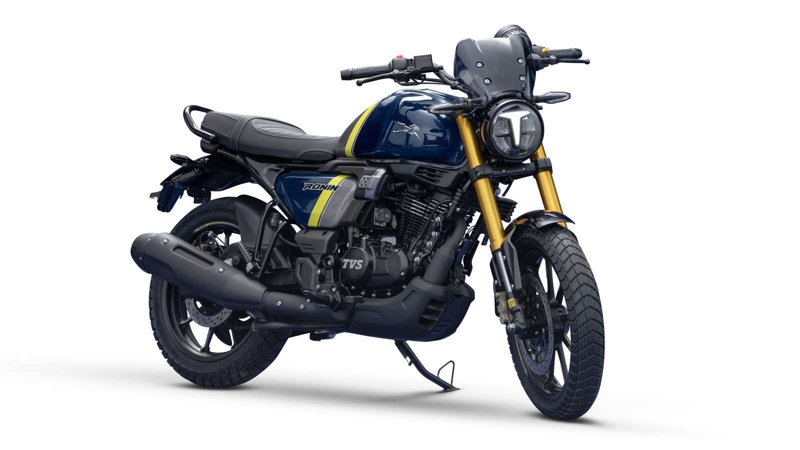 TVS RONIN Midnight Blue color scheme