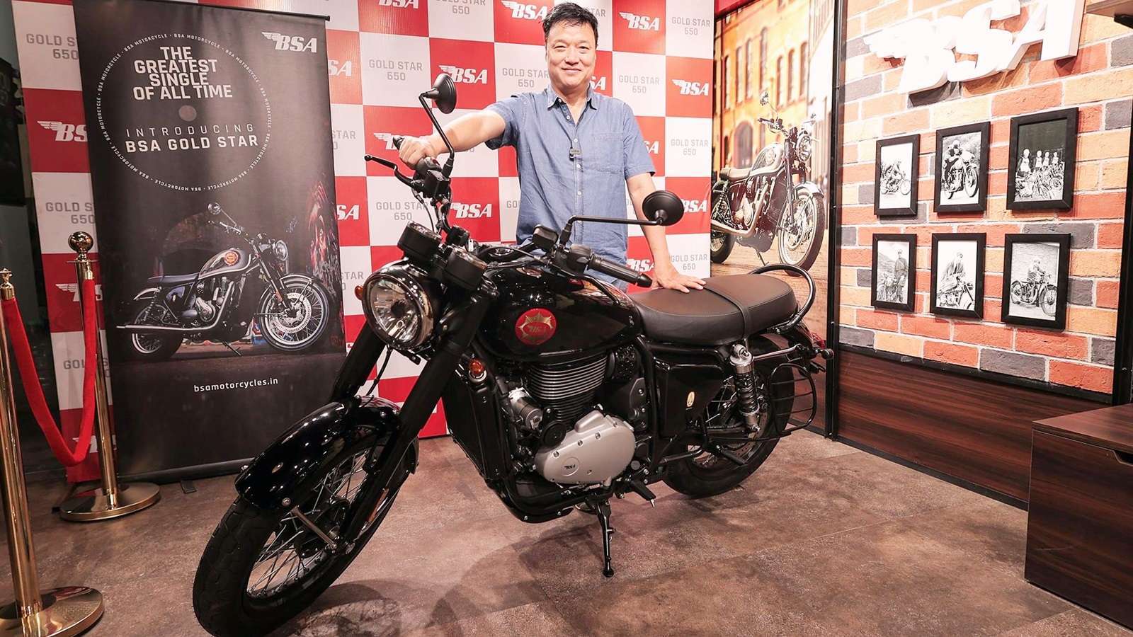 BSA Motorcycles delivers the first Gold Star 650 in North-East India to Mr. Oken Tayeng