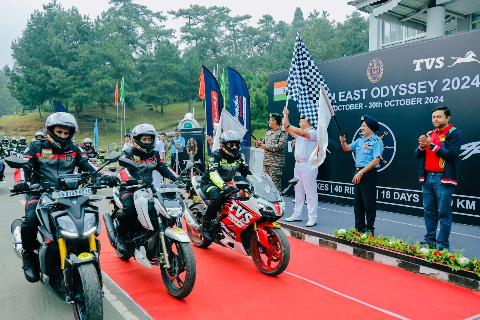 Indian Navy and TVS Motor Company announce 2,500 km North East Expedition