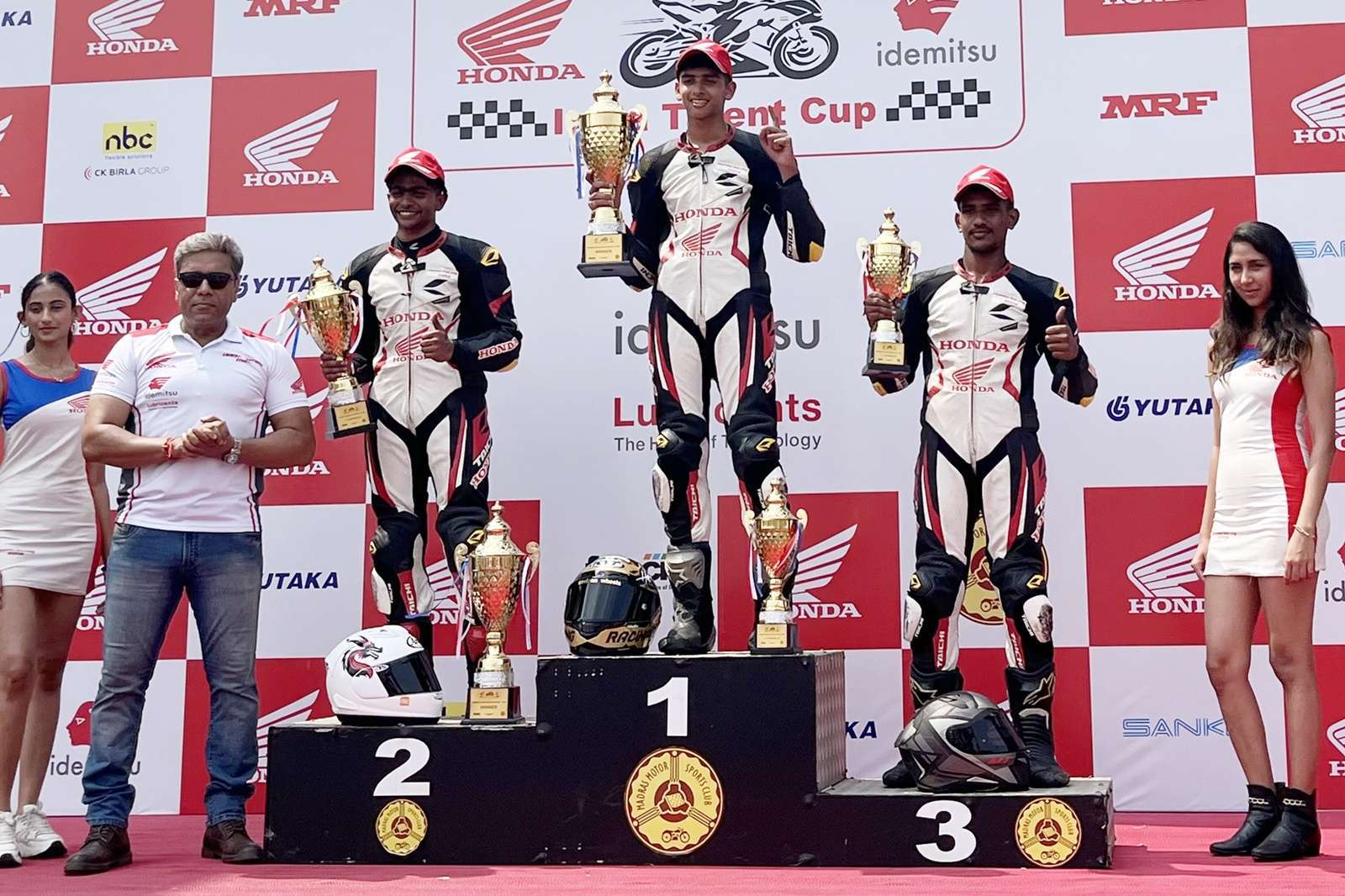Mohsin Paramban wins 2024 season of IDEMITSU Honda India Talent Cup NSF250R