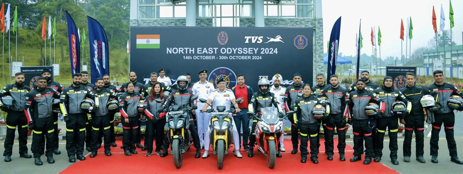 TVS Motor x Indian Navy North East Ride