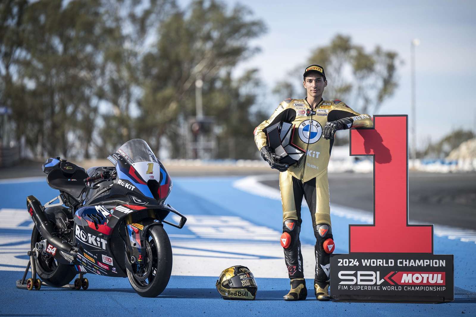Toprak Razgatlioglu on a BMW S 1000 RR is WSBK Champion for 2024