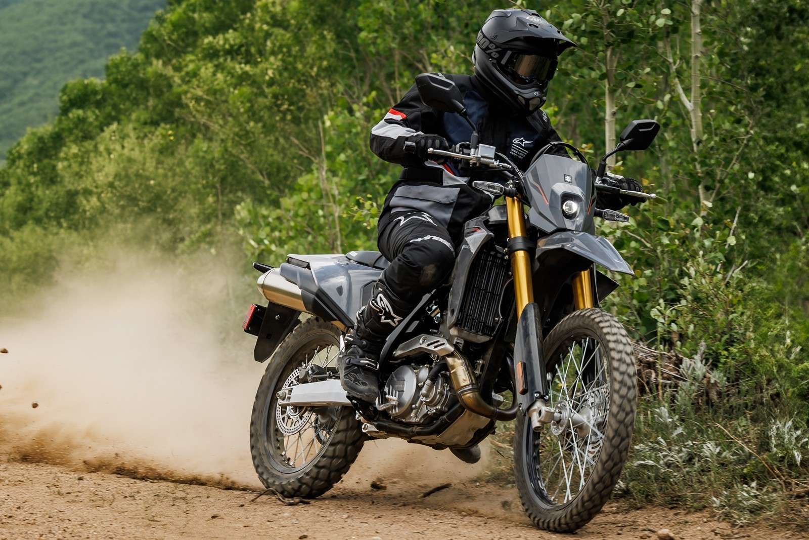 2025 Suzuki DR-Z4S action