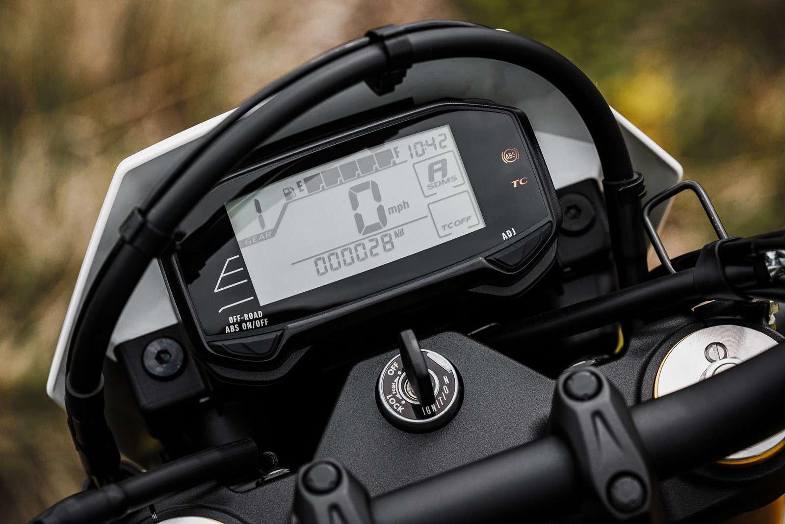 2025 Suzuki DR-Z4SM digital speedometer