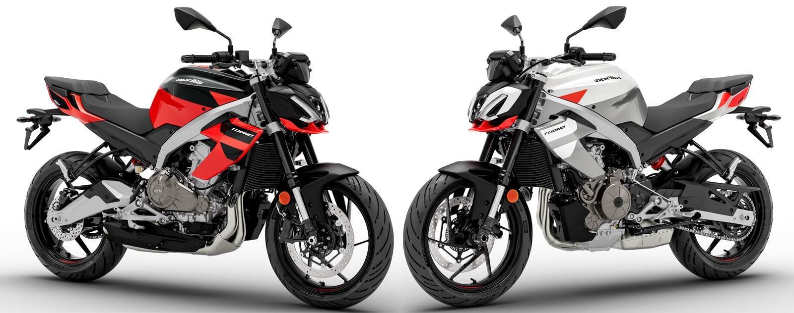 Aprilia Tuono 457 Puma Grey and Piranha Red