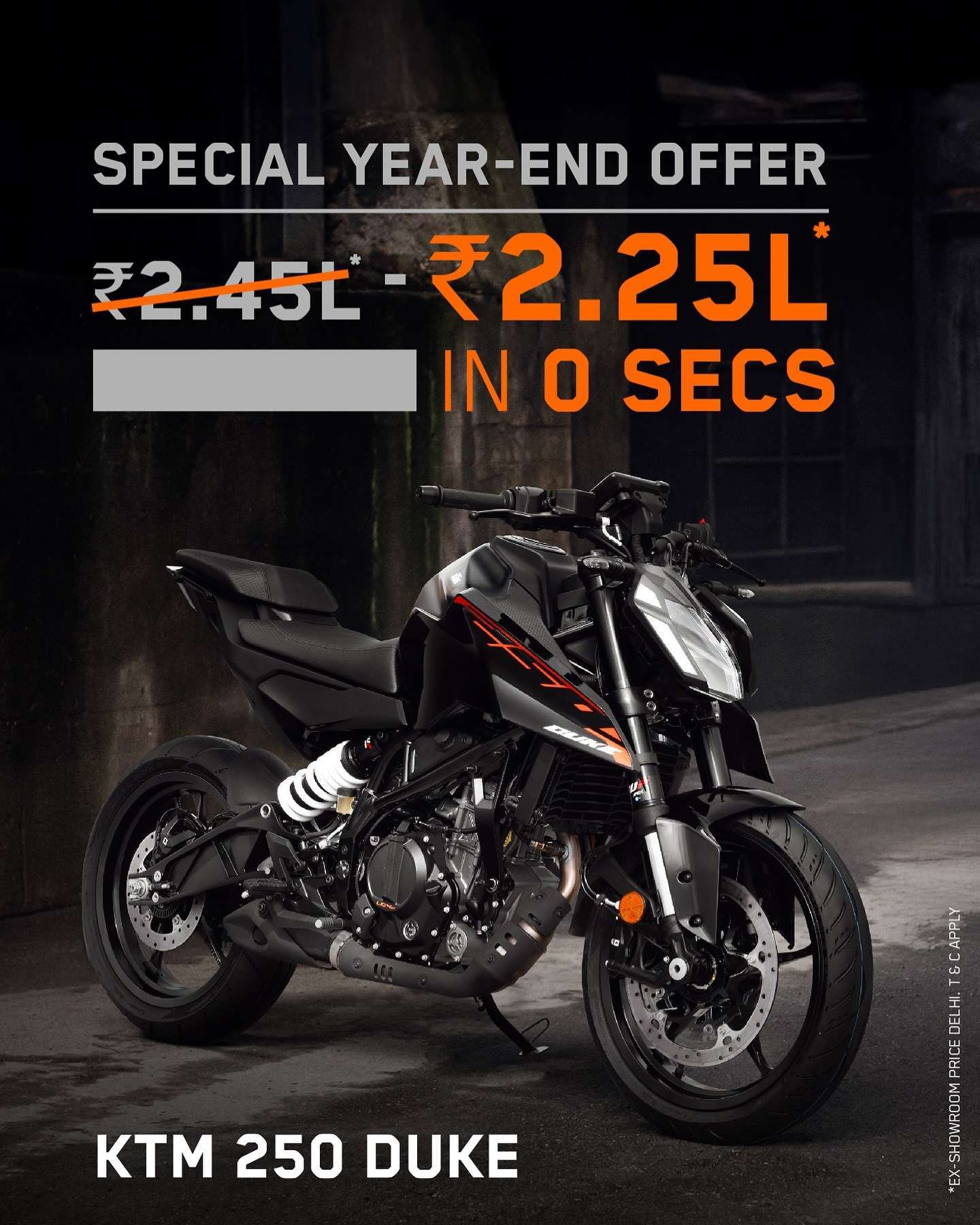 KTM Duke 250 discount