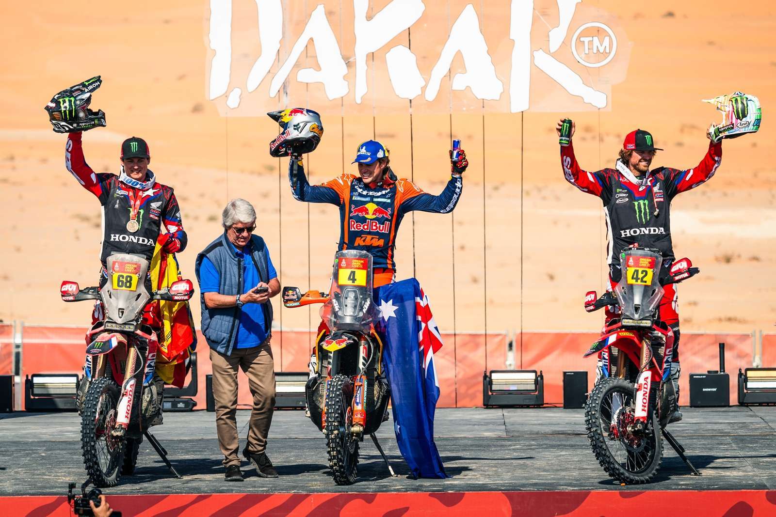 KTM's Daniel Sanders wins the 2025 Dakar Rally