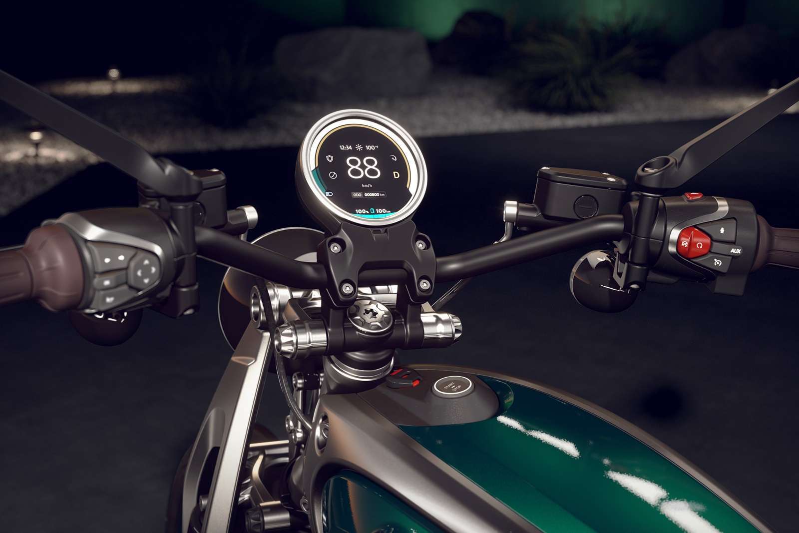 Royal Enfield Flying Flea FFC6 Handlebar Meter and Switches