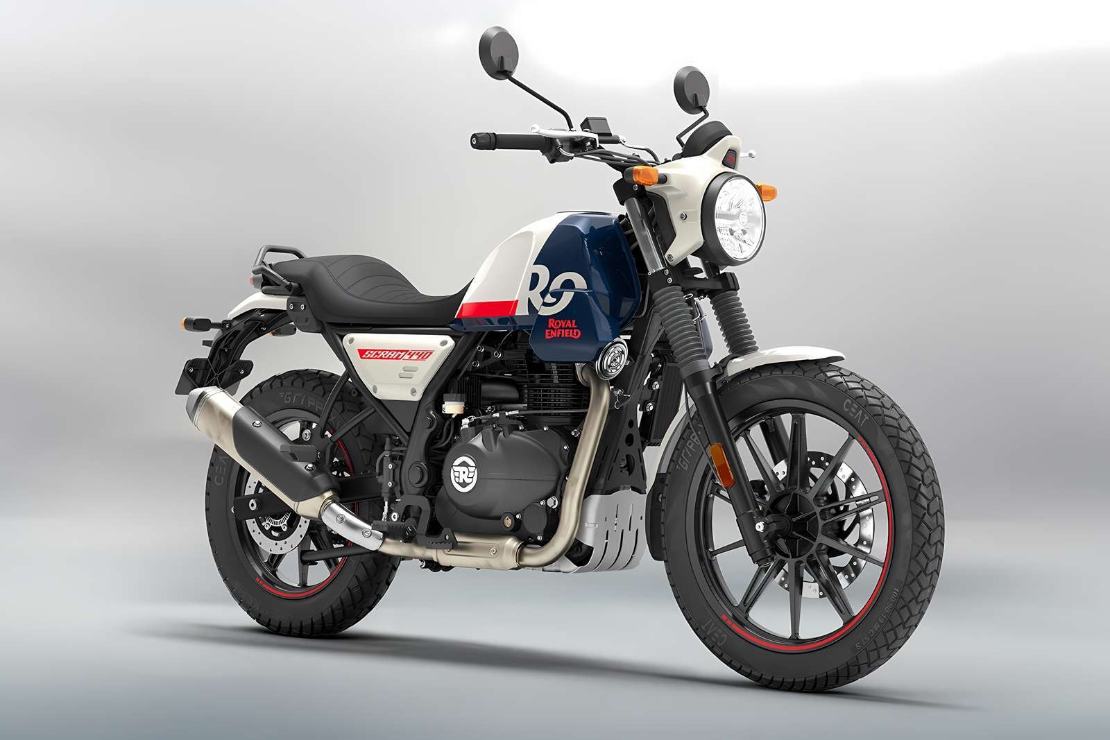 Royal Enfield Scram 440 Flash Blue