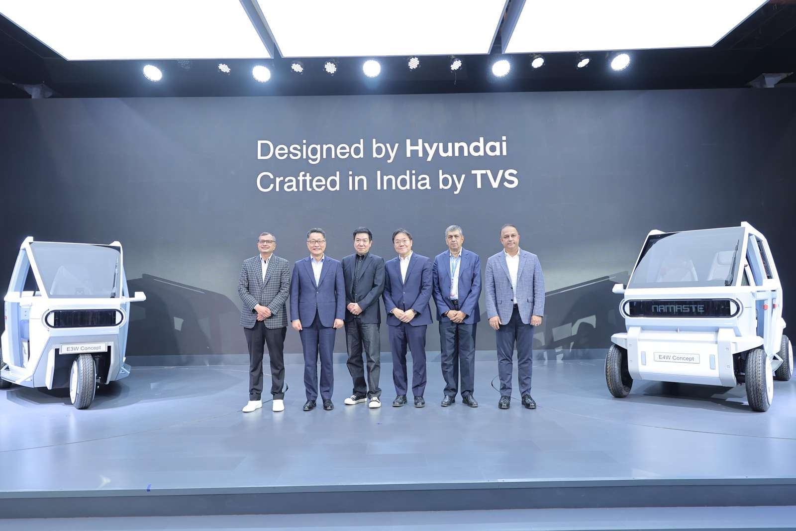 TVS Motor Company and Hyundai Unveil Groundbreaking Electric Vehicle Concepts at Bharat Mobility Global Expo 2025