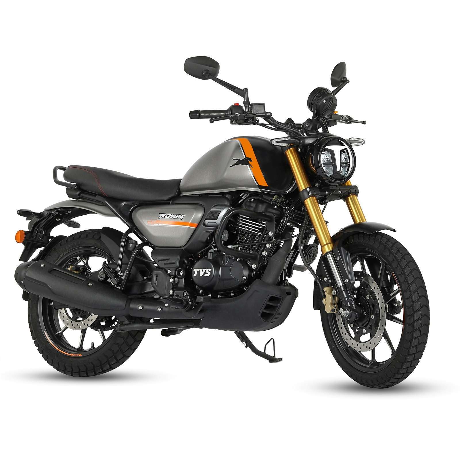 TVS Ronin Charcoal Ember colour option