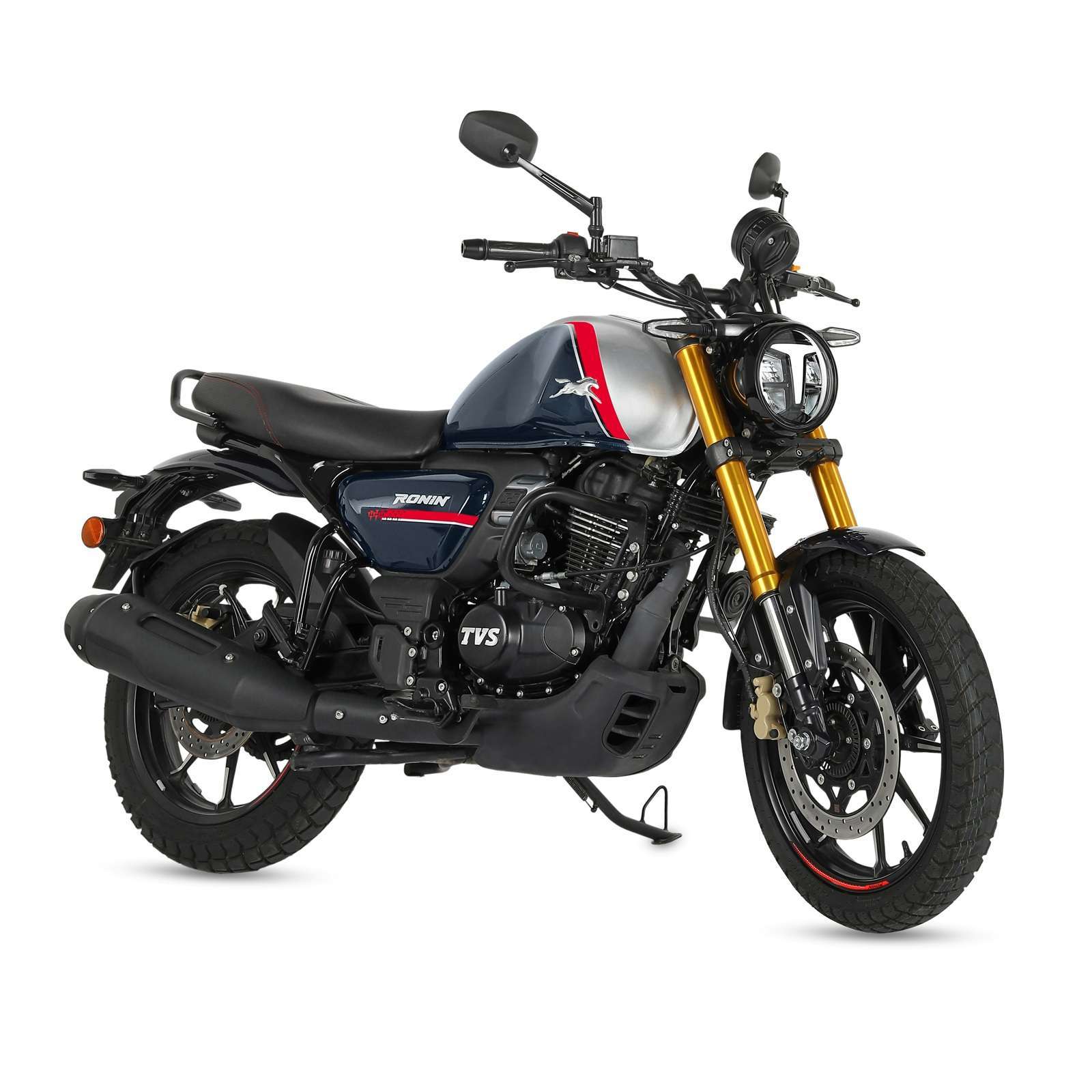 TVS Ronin Glacier Silver colour option