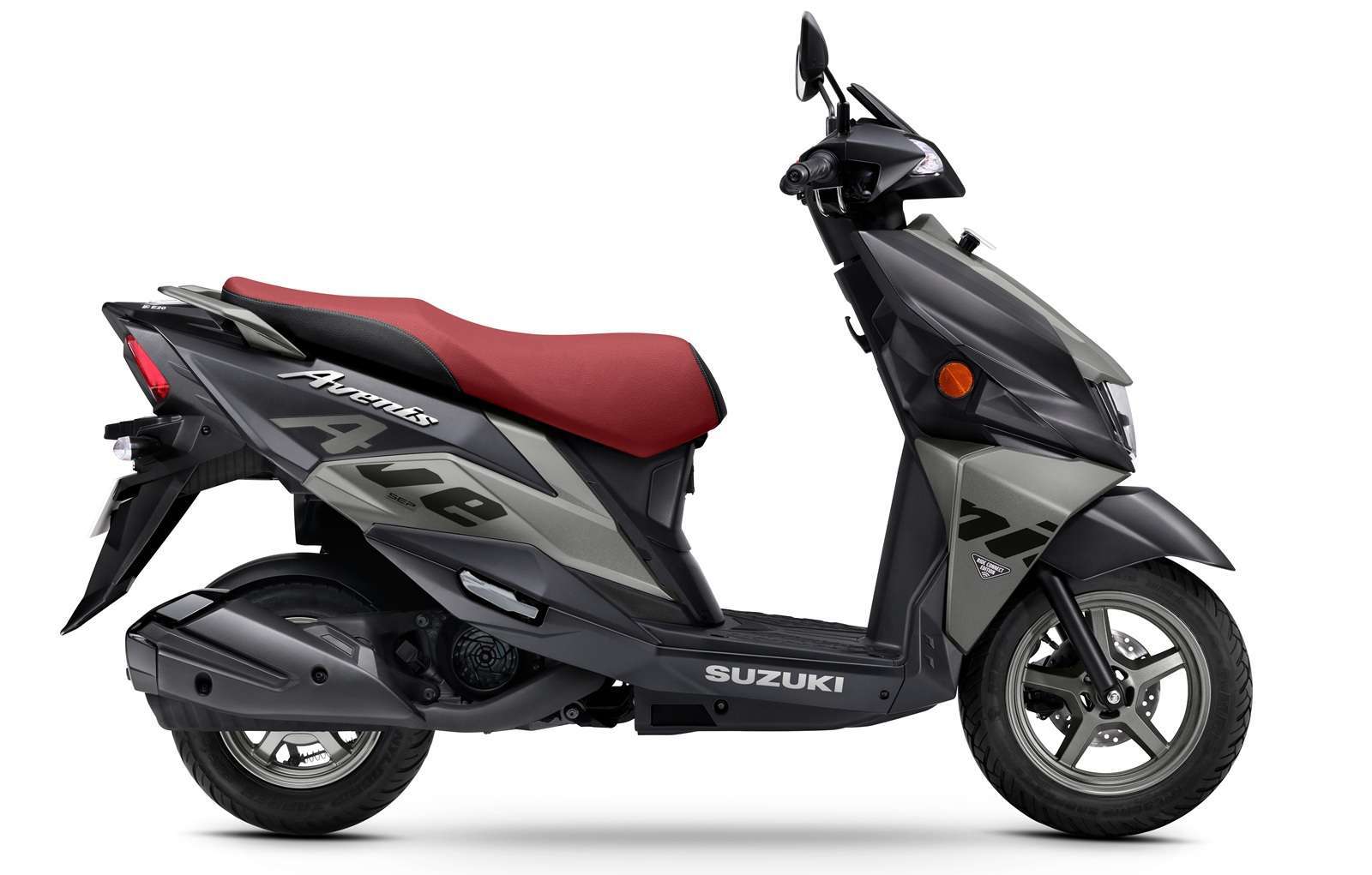 Suzuki Avenis Special Edition in the new Metallic Matte Black No. 2+Matte Titanium Silver