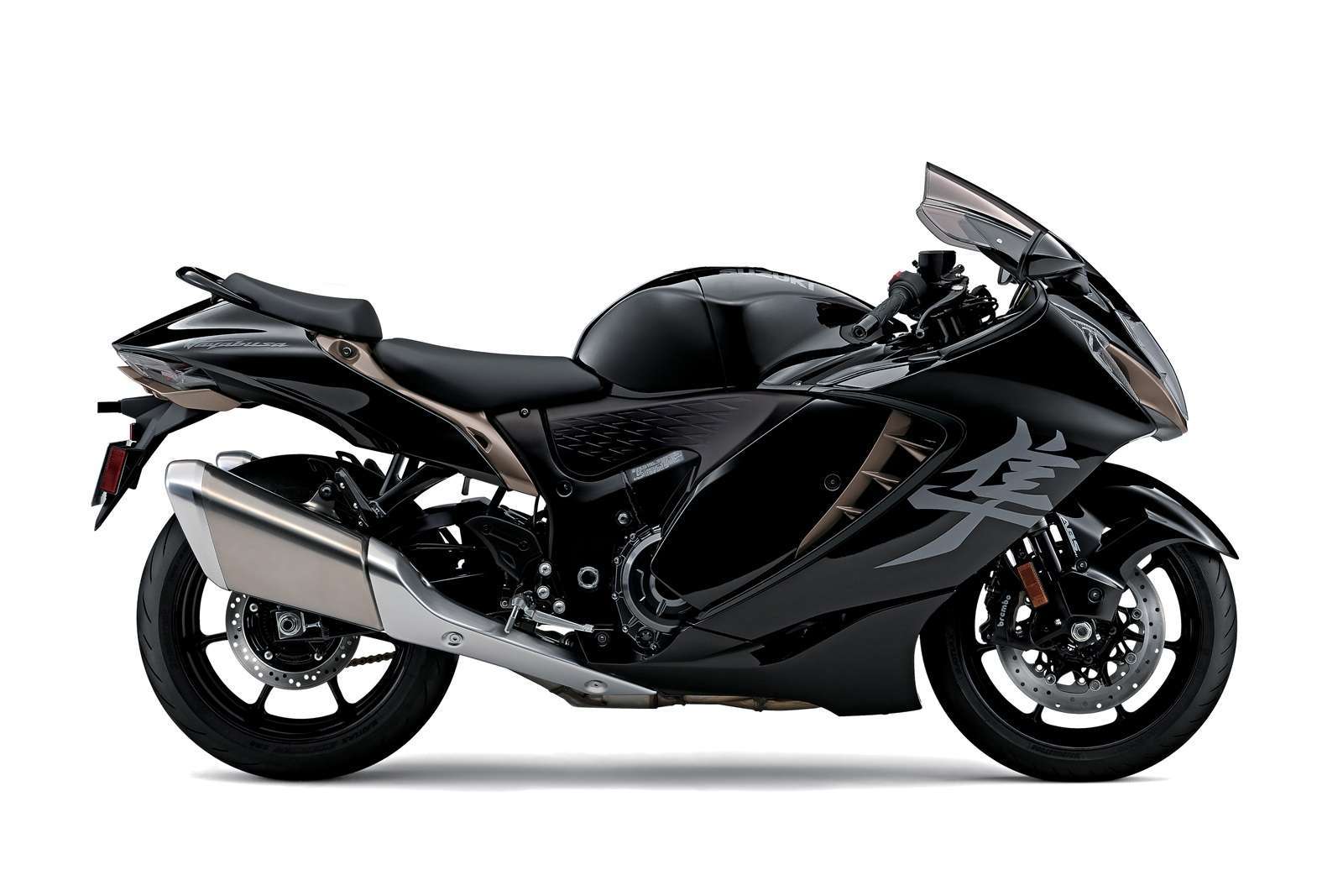 2025 Suzuki Hayabusa in Glass Sparkle Black+Metallic Mat Titanium Silver