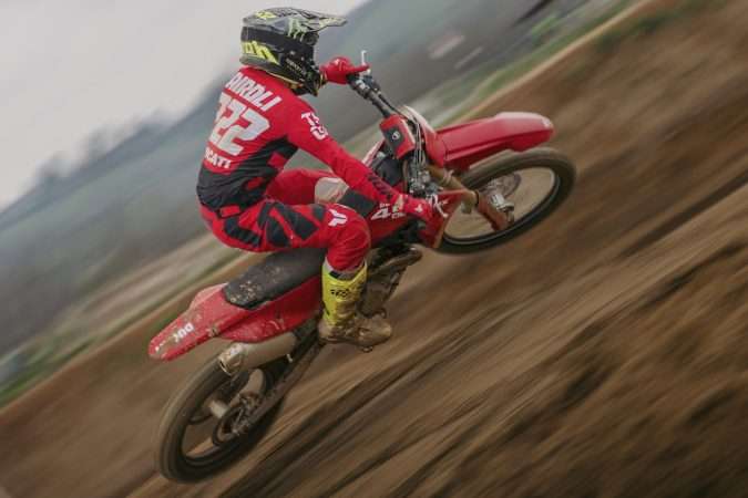 Ducati Desmo450 MX action