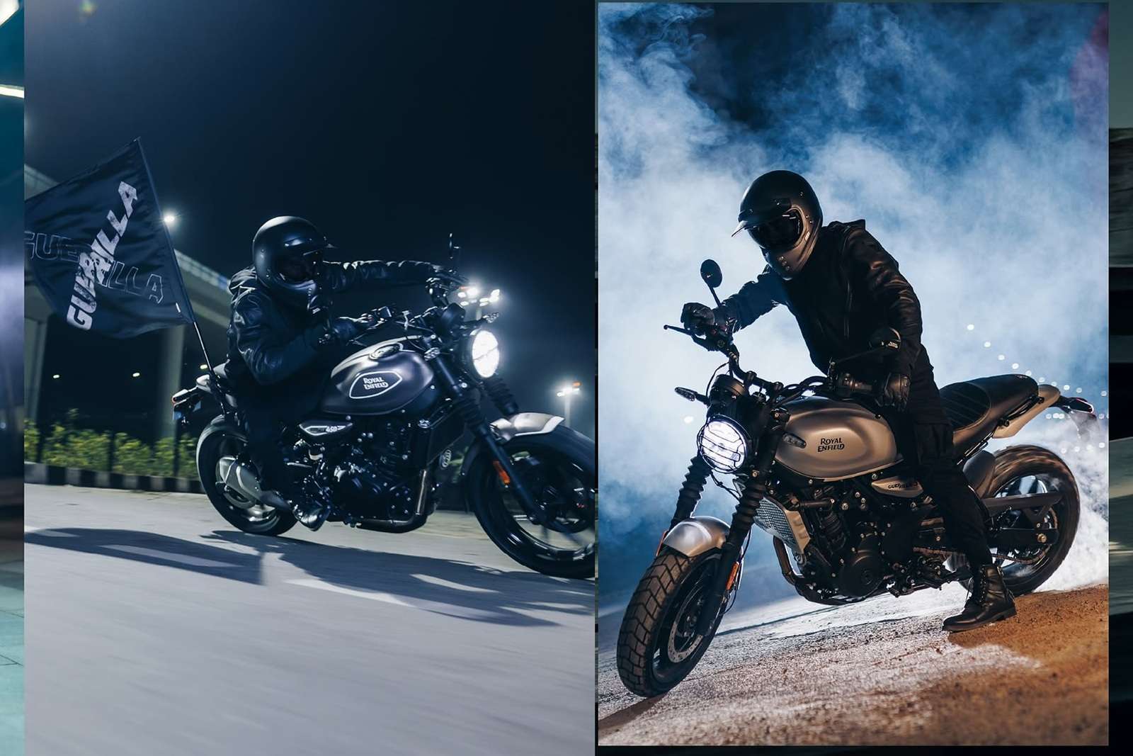 Royal Enfield's Guerrilla 450 Drift & Drag at VROOM Drag Meet