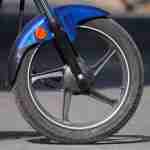 hero splendor ismart front tyre right side