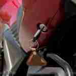 Honda CB Unicorn 160 CBS underseat opening