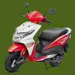 Honda Dio sports red colour option