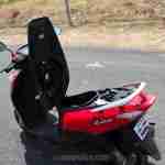 Suzuki Lets scooter underseat space