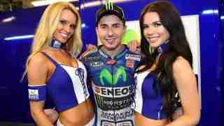 Yamaha paddock girls with Lorenzo MotoGP COTA Austin Texas