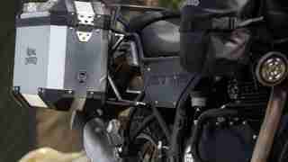 Royal Enfield Himalayan with panniers
