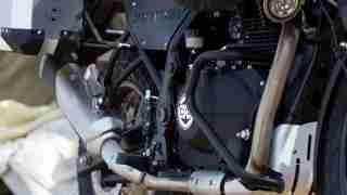 Royal Enfield Himalayan exhaust silencer
