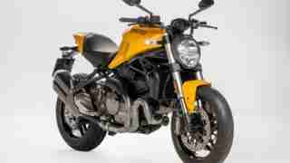 2018 Ducati Moster 821 yellow