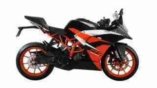 Black colour option KTM RC 200