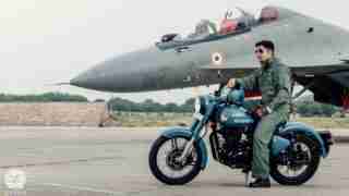 Royal Enfield Signals Airborne Blue - HD wallpaper