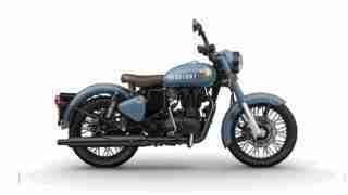 Royal Enfield Signals Airborne Blue colour option
