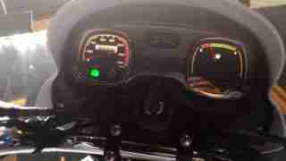 TVS Radeon instrument console meters