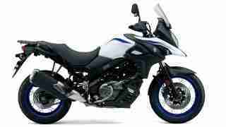 Suzuki V-Strom 650 XT ABS - Pearl Glacier White colour option