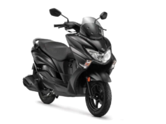 Suzuki Burgman Street matte black colour