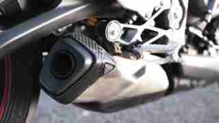 2020 Triumph Street Triple RS exhaust silencer
