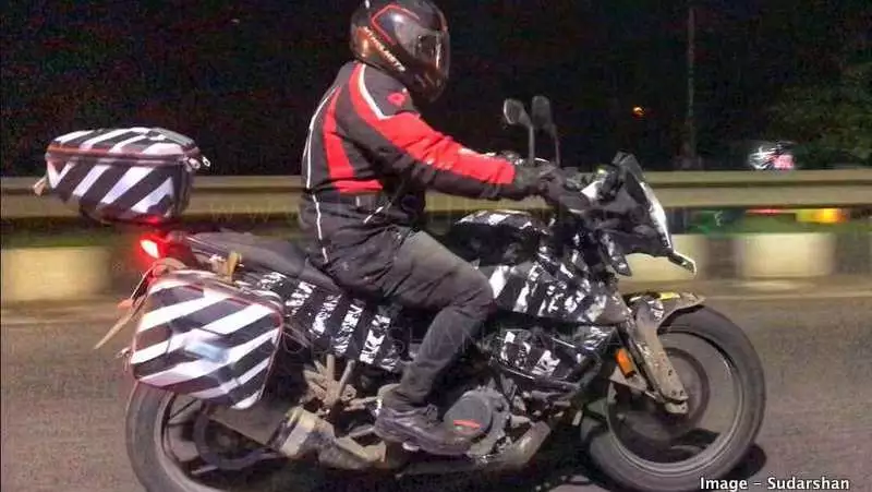KTM 390 Adventure test mule