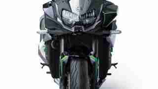 Kawasaki Z H2 headlight front view