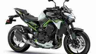 2020 Kawasaki Z900 white green colour option