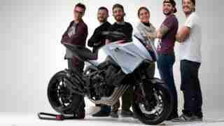 Honda CB4X concept team