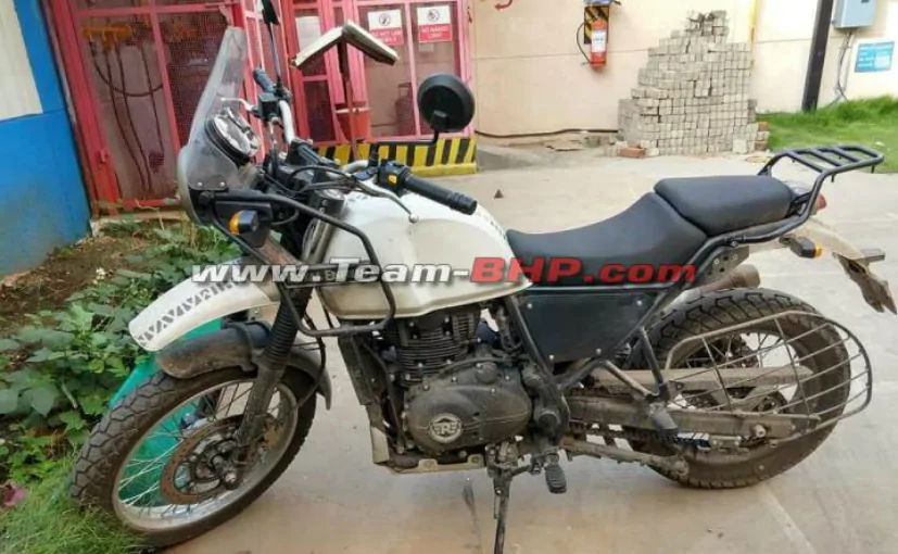 2020 Royal Enfield Himalayan spy shot