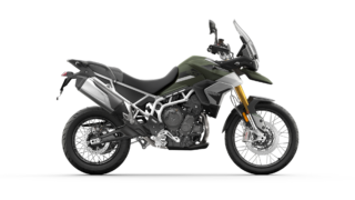 Triumph Tiger 900 Rally Matt Khaki right side view